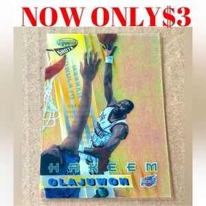 Hakeem Olajuwon 1996/97 Bowman Houston Rockets NBA Basketball Card